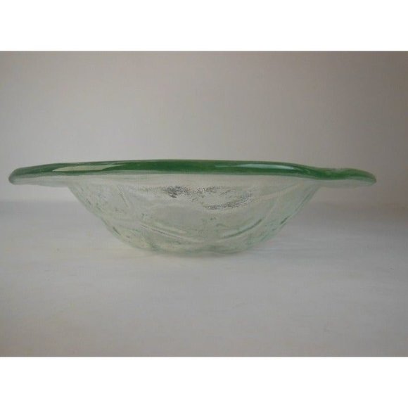 Holiday Bowl Decorative  recycled glass Bowl, candy dish metal Deer decoration - Picture 2 of 10